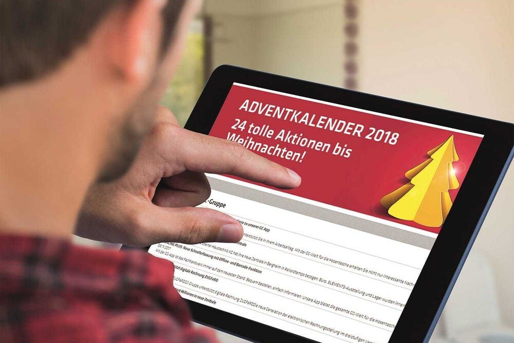 © www.gconlineplus.at
Mit einem Klick zum Online-Adventkalender der GC Gruppe: www.gconlineplus.at Mit einem Klick zum Online-Adventkalender der GC Gruppe: www.gconlineplus.at