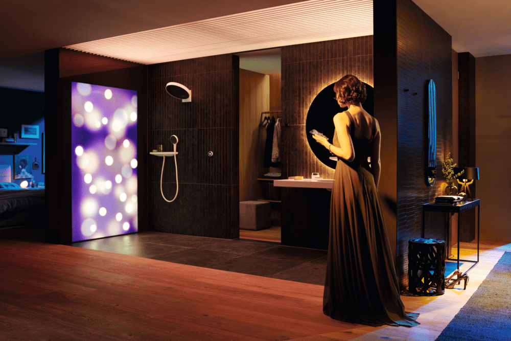 © hansgrohe/Hansgrohe SE
Das RainTunes-System überzeugte die Jury bei den German Design Awards Das RainTunes-System überzeugte die Jury bei den German Design Awards
