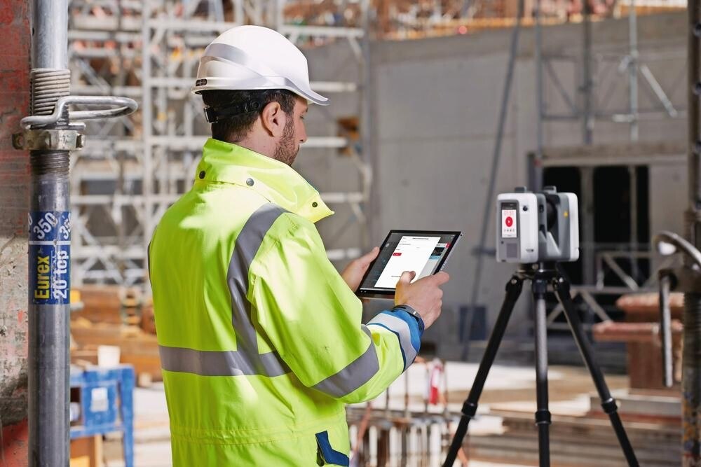 © Leica Geosytems
Mit 3D-Laserscannern lässt sich der Bauwerksbestand oder der As-Built-Zustand schnell auch in BIM-Projekte integrieren Leica Geosystems RTC360