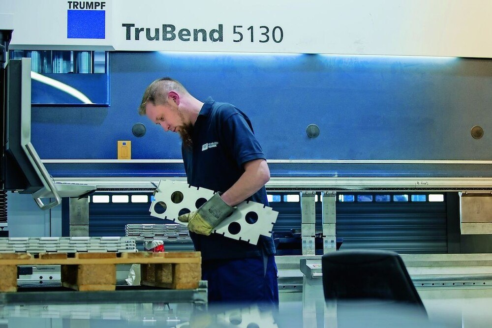 © Trumpf Die Bedienerfreundliche Allround-Maschine zum Biegen eines variablen Teilspektrums von Trumpf.