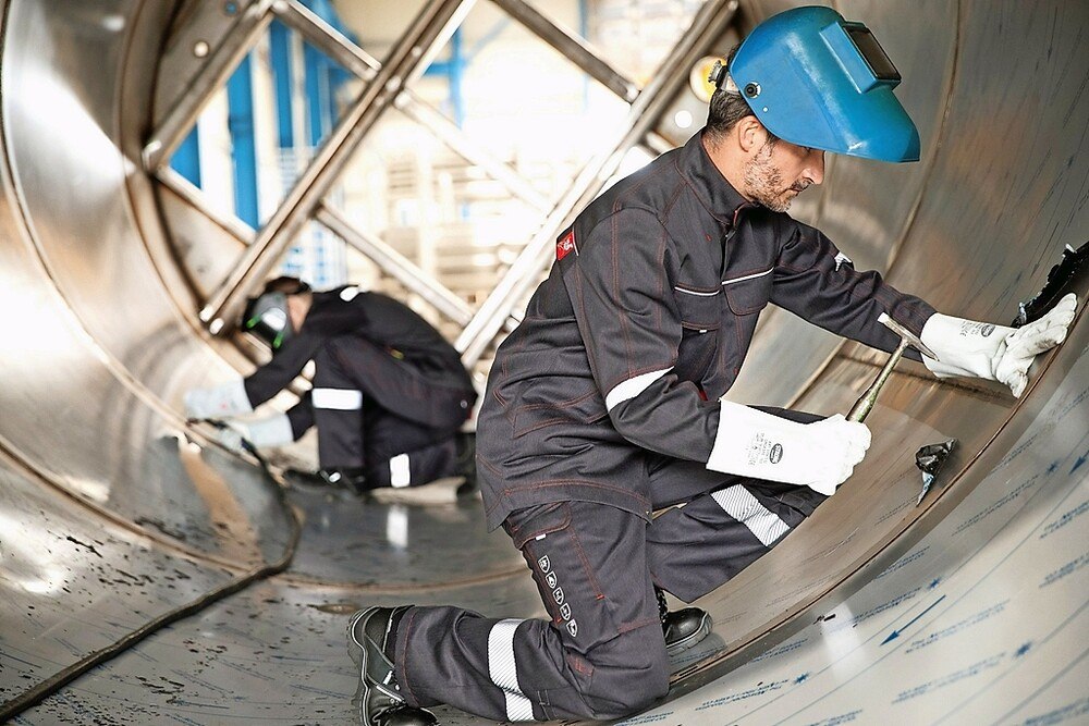 © CWS
Schutzkleidung braucht hohen Tragekomfort, damit ohne Einschränkungen gearbeitet werden kann. Schweißerschutzkleidung proFlex4 Advanced