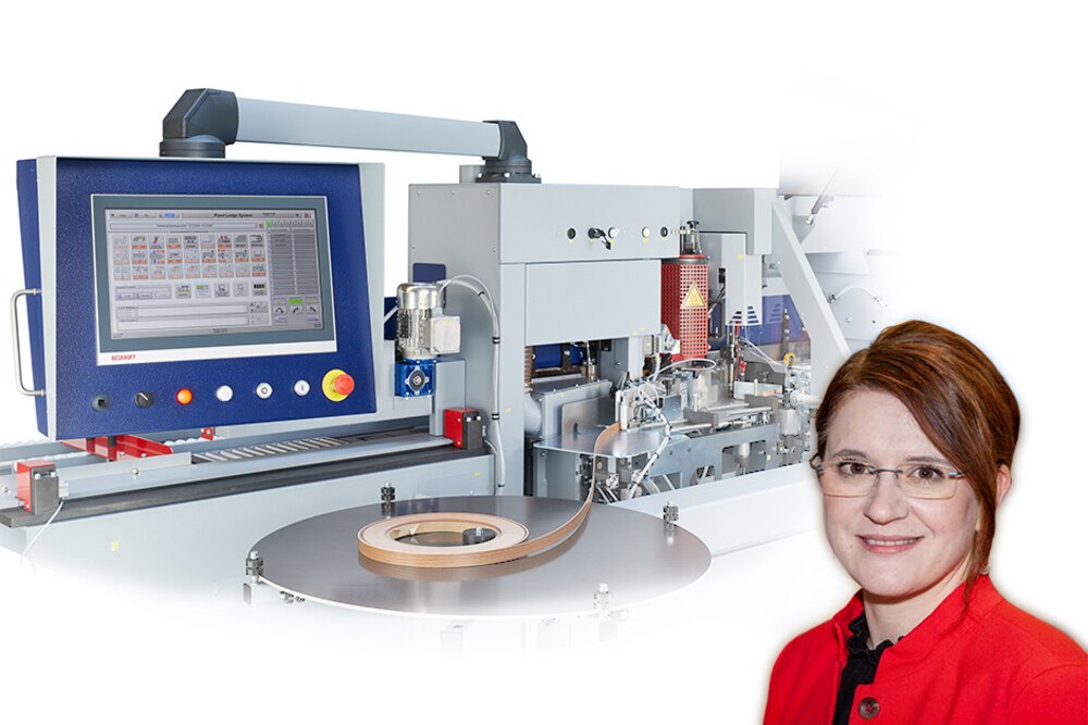 © Paul Ott GmbH
"Für uns stehen der Kunde und seine Anforderungen im Zentrum. So hat sich durch konkrete Anfragen die Weiterentwicklung der Pacific+ als Lösung für kleinere Werkstätten ebenso ergeben wie die Konstruktion von Sondermaschinen für die Türenfertigung.“
Beatrix Brunner, Paul Ott GmbH Beatrix Brunner, Paul Ott GmbH