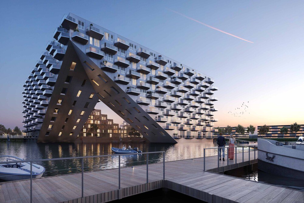 © Barcode Architects
Das Sluishuis in Amsterdam IJburg: alles andere als gewöhnlich.
Das Sluishuis in Amsterdam IJburg: alles andere als gewöhnlich.