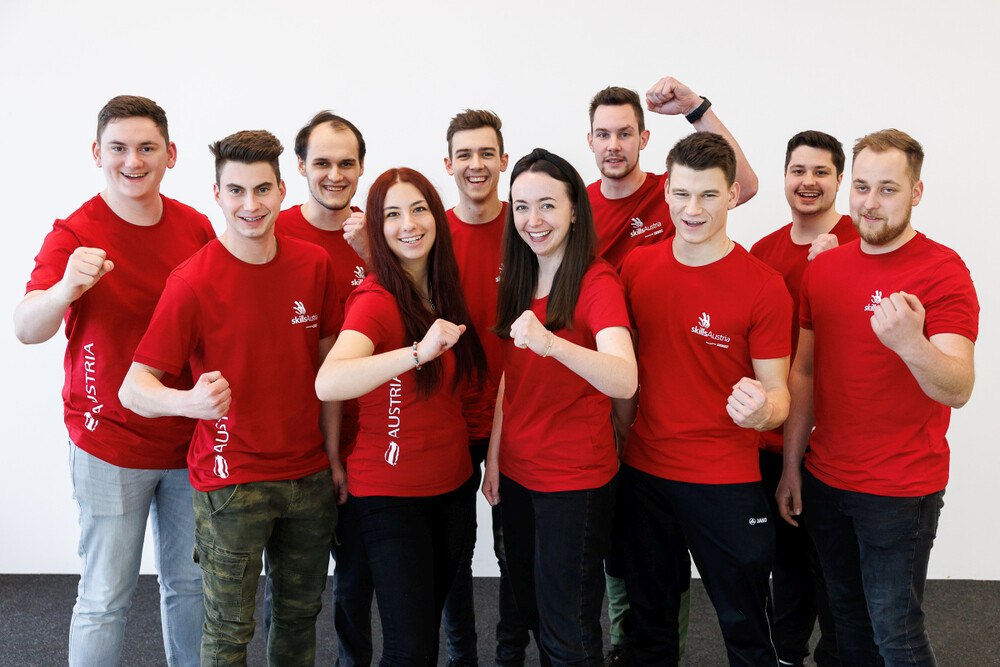 © SkillsAustria/Florian Wieser
Das Team Austria wird bei den EuroSkills 2023 mit 51 Teilnehmer*innen antreten.
Team Austria wird bei den EuroSkills 2023 mit 51 Teilnehmer*innen antreten.