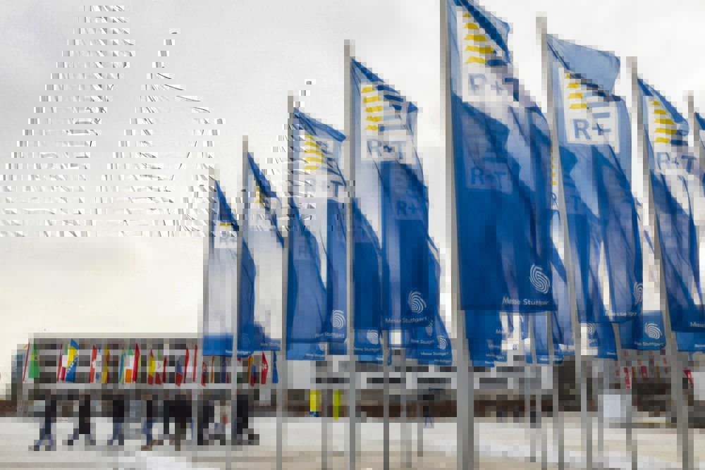 © Messe Stuttgart
Das Stuttgarter Messegelände mit 120.000 Quadratmetern wird zur R+T 2024 ausgebucht sein.
Das gesamte Messegelände mit 120.000 Quadratmetern wird zur R+T 2024 wieder ausgebucht sein.