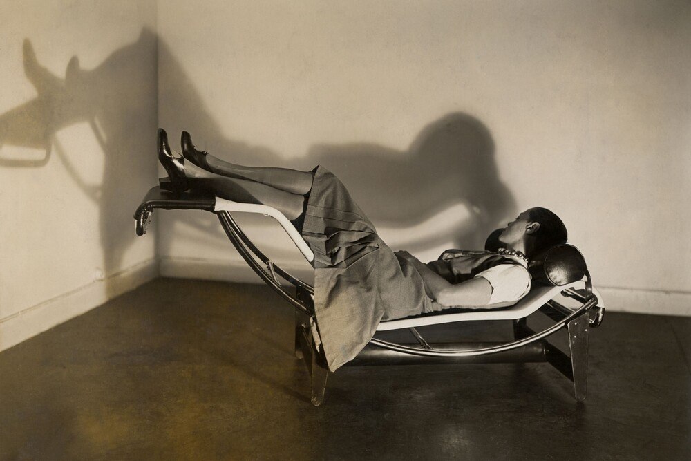 © FLC Wien 2023
Le Corbusier, Pierre Jeanneret, Charlotte Perriand, chaise longue basculante, LC4, 1929
Ausstellung Möbelmuseum