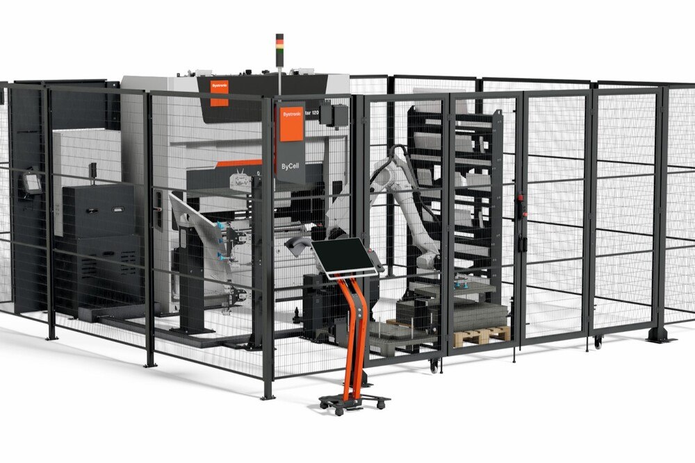 © Bystronic ByCell Bend Star M: Automatisiertes Abkanten von kleinen und mittleren Teilen.