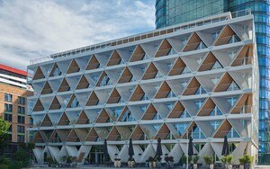 Neben seiner markanten Architektur überzeugt "The Cradle" in Düsseldorf auch durch ein besonders gutes Nachhaltigkeitskonzept und Innovationen in Sachen Cradle-to-Cradle.