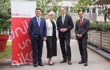 © uniko/APA-Fotoservice/Rastegar Oliver Vitouch, Sabine Seidler, Sebastian Schütze, Jürgen Janger