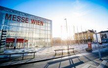 © David Faber Außenansicht der Messe Wien.