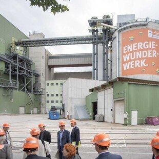 © Biomasseverband Das Waldbiomassekraftwerk Simmering ist das größte Holzheizkraftwerk Österreichs.