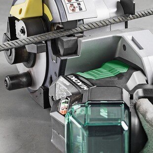 © Hikoki Trennen von Stabstahl mit bis zu 16 mm Durchmesser.