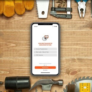© MyCraftnote Digital Multifunktional: Handwerker*innen-Apps bieten zahlreiche Werkzeuge für die Kommunikation, das Management von Baustellen und Mitarbeiter*innen.
