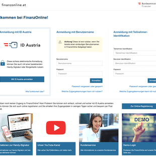© Screenshot finanzonline.bmf.gv.at FinanzOnline ist ein praktisches Portal für Unternehmer. Allerdings gilt es bei der Benutzung einige wichtige Punkte zu beachten.