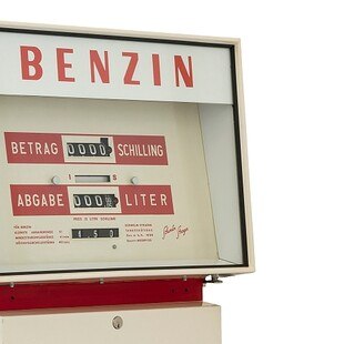 © Technisches Museum Wien Benzin-Zapfsäule, um 1980