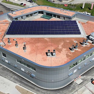 © Soblue Luftbild Sonnenkollektoren