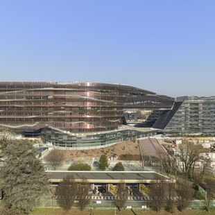 © Roland Halbe Das neue Eni-Headquarter in Mailand ist das jüngste Gebäude in Enrico Matteis "idealer Stadt".