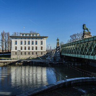 © Baumit / Postl Otto Wagner Schleusengebäude mit Schemerl-Brücke